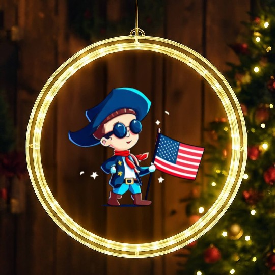 Patriot Day LED Christmas Window Lights