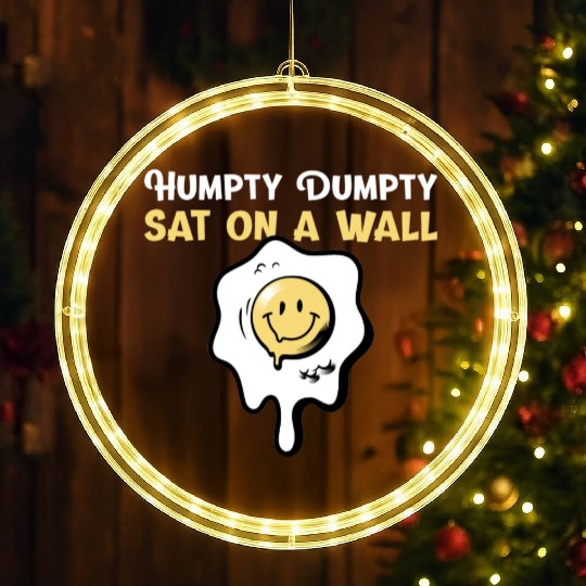 Humpty Dumpty Nursery Rhymes For Funny People LED Christmas Window Lights
