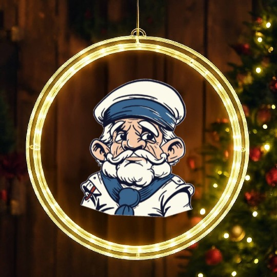 Columbus Day 1492 Sailor LED Christmas Window Lights