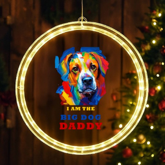 Big Dog Daddy LED Christmas Window Lights