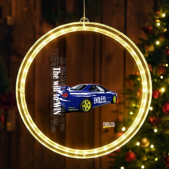 The will to WIN . LED Christmas Window Lights