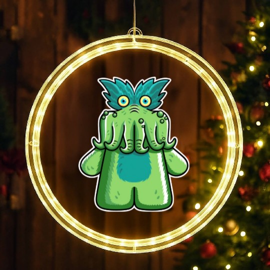 Black Friday Tickle Me Wiggly LED Christmas Window Lights