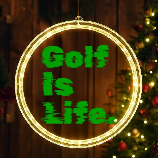 I Like Golfing, Golf Player, Golfing, Golf Is Life LED Christmas Window Lights