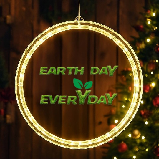 Earth day everyday LED Christmas Window Lights