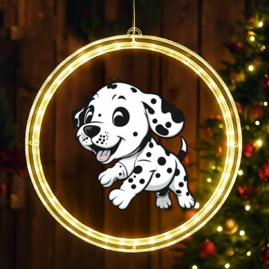Dalmatian LED Christmas Window Lights