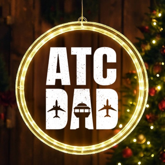 Great ATC Dad Outfit Air Traffic Controller LED Christmas Window Lights