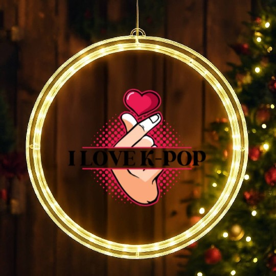 K-Pop K-drama Korean Music KPop Kdrama Gift LED Christmas Window Lights