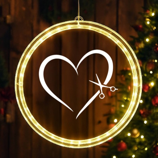 Hairstylist Love LED Christmas Window Lights