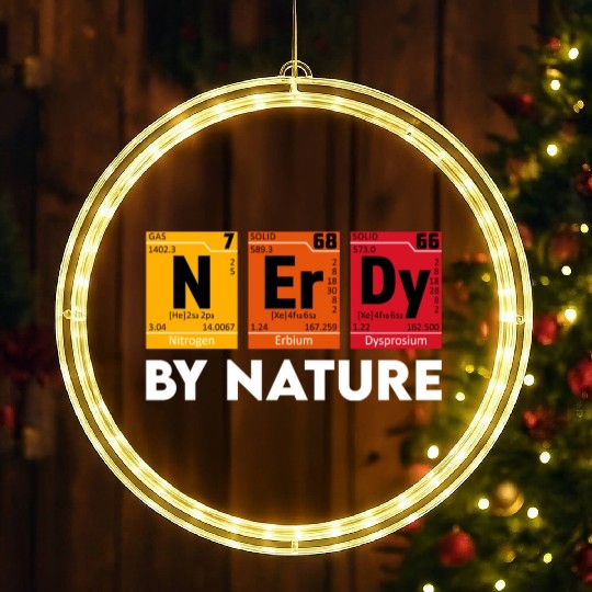 Cool Nerd Design Nerdy By Nature LED Christmas Window Lights