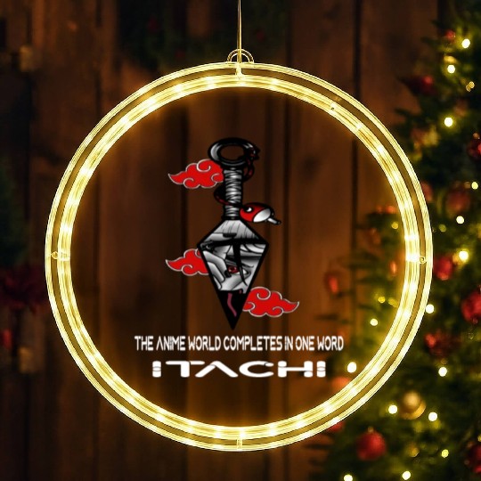 The anime world completes in one word Itachi LED Christmas Window Lights