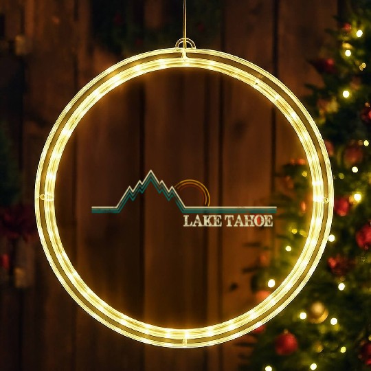Summer Lake Tahoe California LED Christmas Window Lights