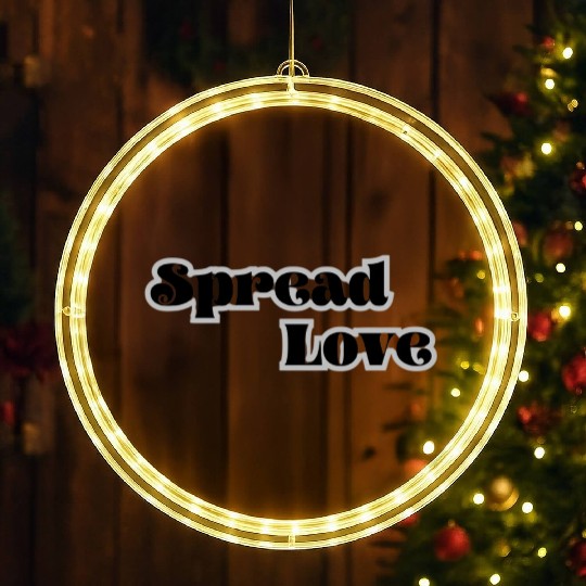 Spread Love LED Christmas Window Lights