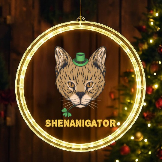 Shenanigator Irish Shenanigans St PatricDay LED Christmas Window Lights