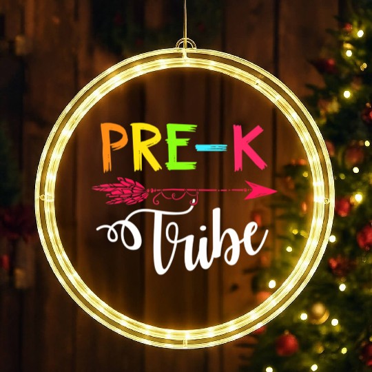 Team Pre K Teacher Tribe Back To School LED Christmas Window Lights