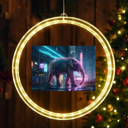 Metallic Marvel LED Christmas Window Lights