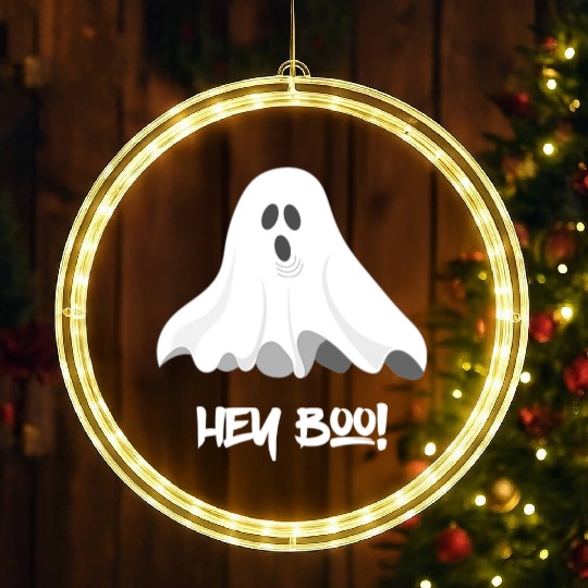 Hey boo 1 LED Christmas Window Lights