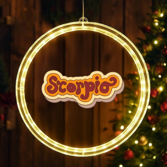 Amazing Scorpio Scorpio LED Christmas Window Lights