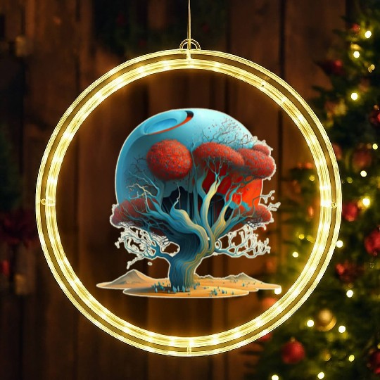Desert Crimson Dreaming LED Christmas Window Lights