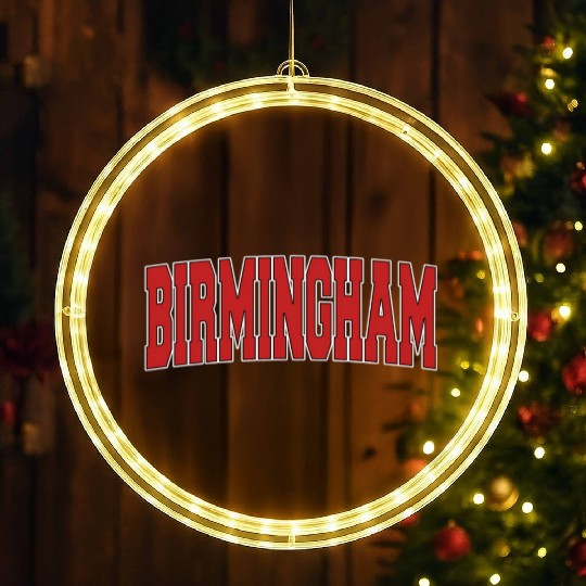Birmingham Varsity Style Uk Sports LED Christmas Window Lights