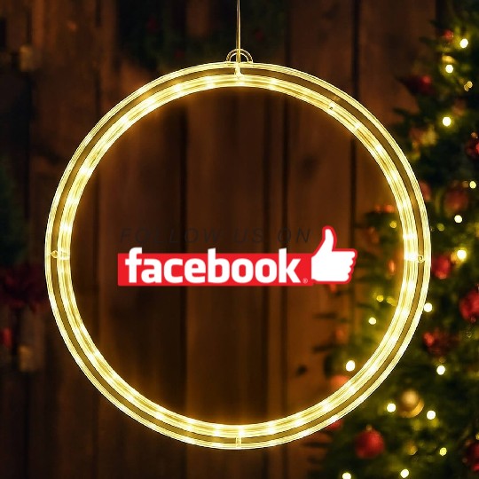 Facebook friends LED Christmas Window Lights