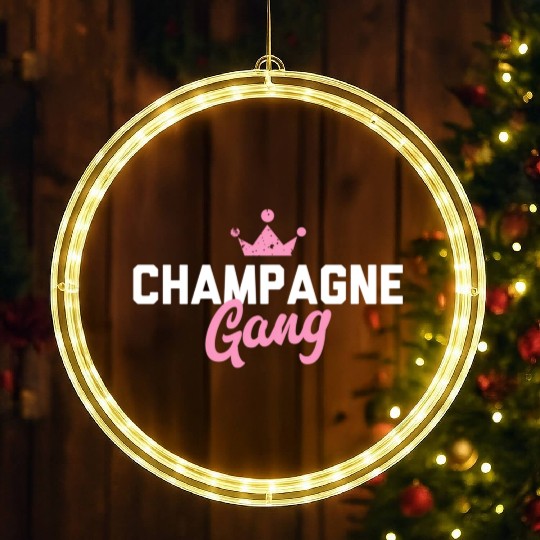 Champagne Gang LED Christmas Window Lights