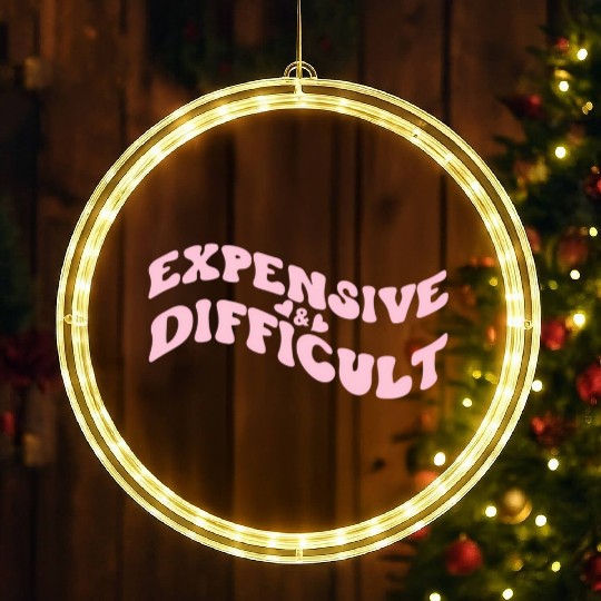 Expensive And Difficult Bougie Bougee Preppy LED Christmas Window Lights