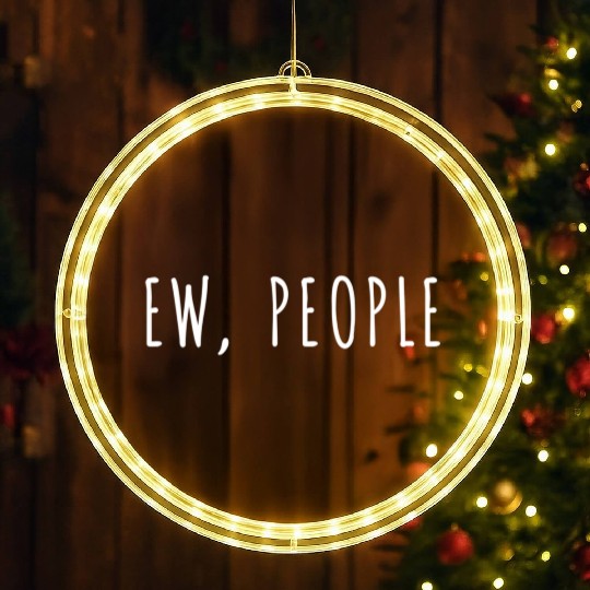 Ew People LED Christmas Window Lights