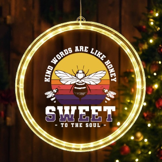 Beekeeper Apiary World Savior LED Christmas Window Lights