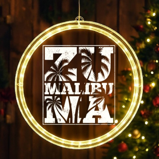 Malibu Us Resorts Designs LED Christmas Window Lights