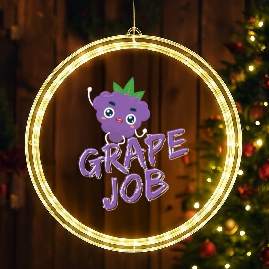 Grape Job LED Christmas Window Lights
