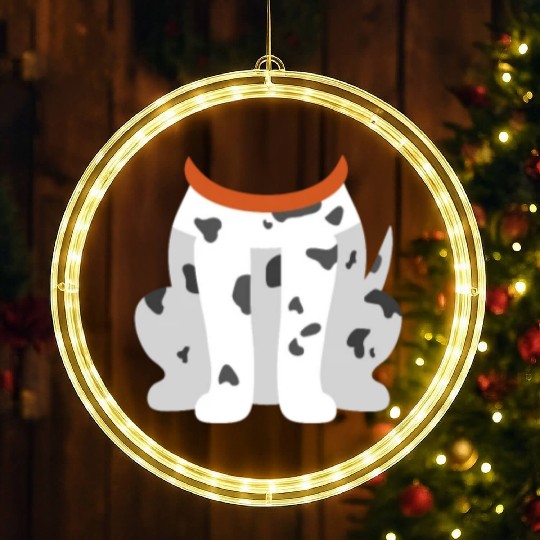Dalmatian Costume LED Christmas Window Lights