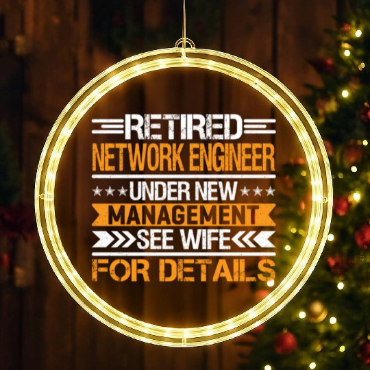 Retired Network Engineer Under New Aget See LED Christmas Window Lights