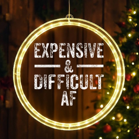 Expensive And Difficult Af Bougie Bougee Vintage LED Christmas Window Lights