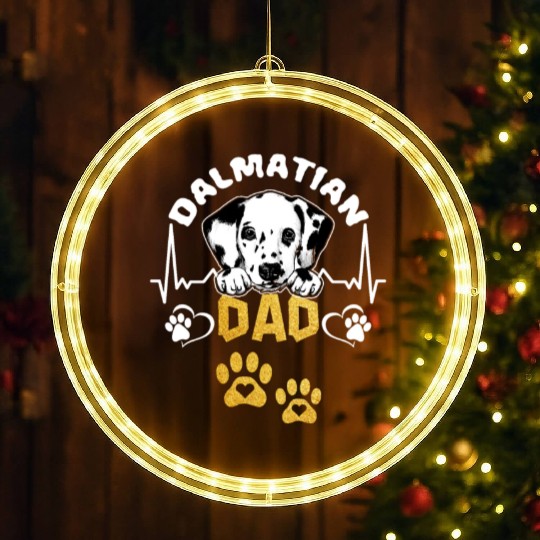DALMATIAN FATHER,S DAY GIFTS LED Christmas Window Lights