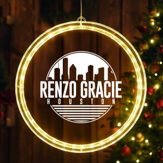 Renzo Gracie Jiu Jitsu Houston LED Christmas Window Lights