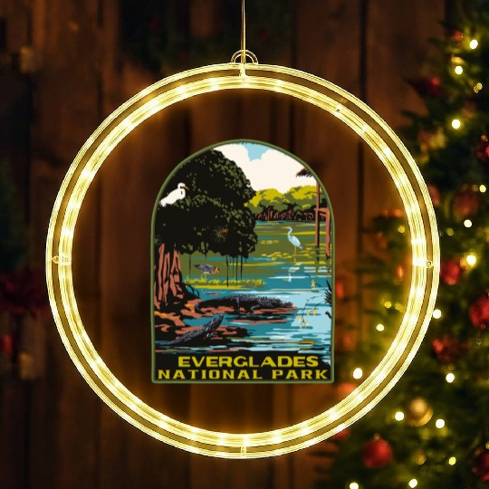 everglades national park LED Christmas Window Lights