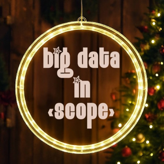 Big Data in Scope - Programmer It LED Christmas Window Lights