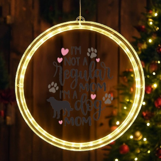 I m A Dog Mom LED Christmas Window Lights
