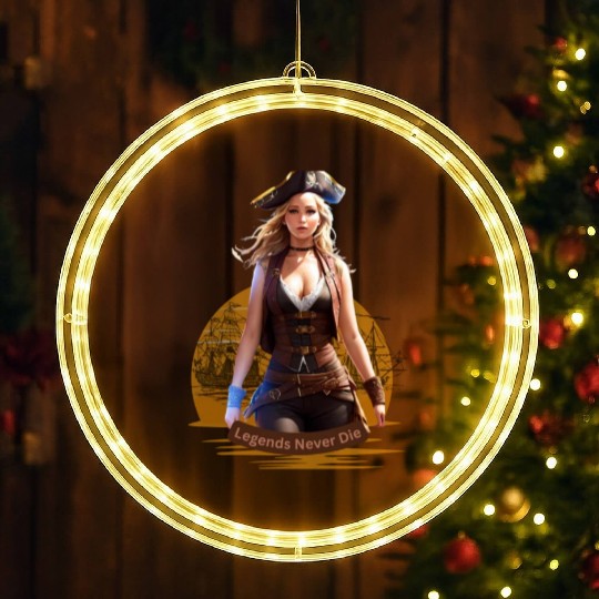 Legends Never Die LED Christmas Window Lights