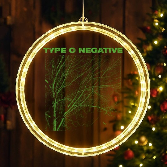 Type O Negative Tree Black LED Christmas Window Lights