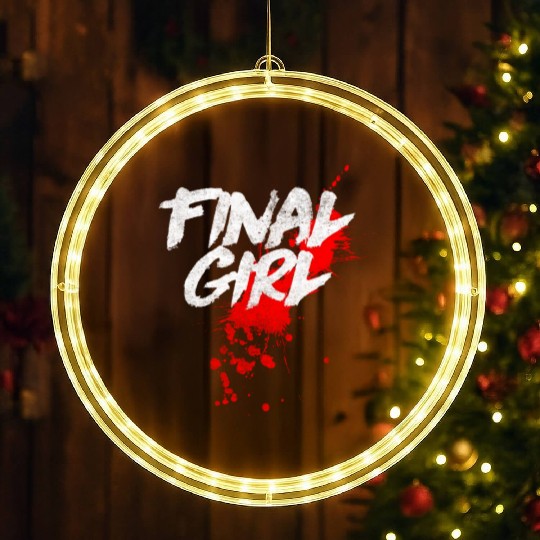 Final Horror Movie Slasher Film LED Christmas Window Lights