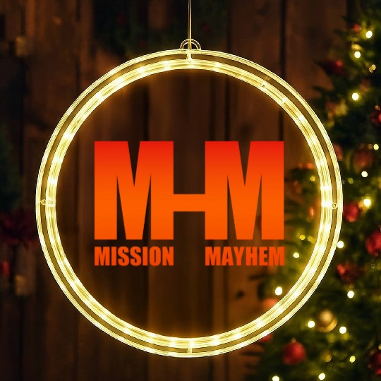 Mission Mayhem LED Christmas Window Lights