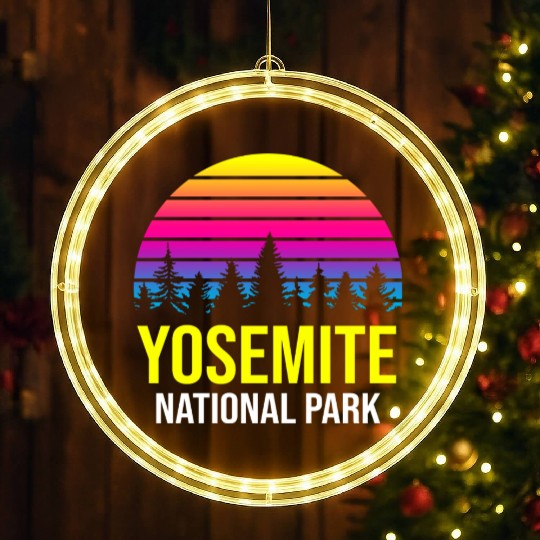 Yosemite National Park LED Christmas Window Lights