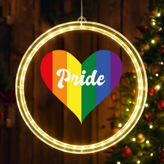 pride month LED Christmas Window Lights