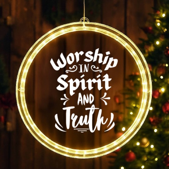 Christian LED Christmas Window Lights