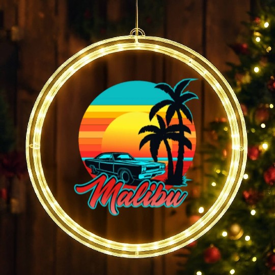 Malibu LED Christmas Window Lights