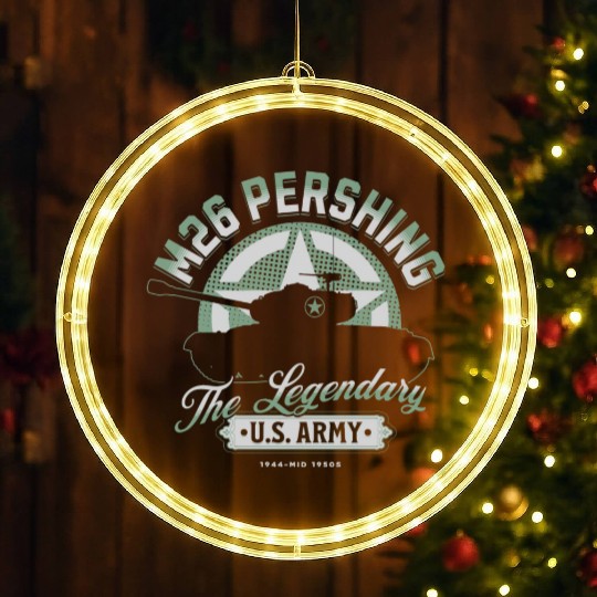 M26 Pershing | World War 2 Tank LED Christmas Window Lights