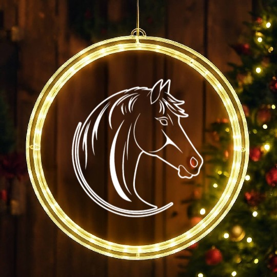 Horse Equine Pony LED Christmas Window Lights