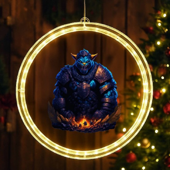 Fellowship Battle: Epic Feline Monster Adventure LED Christmas Window Lights