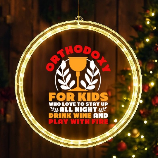 Orthodox LED Christmas Window Lights